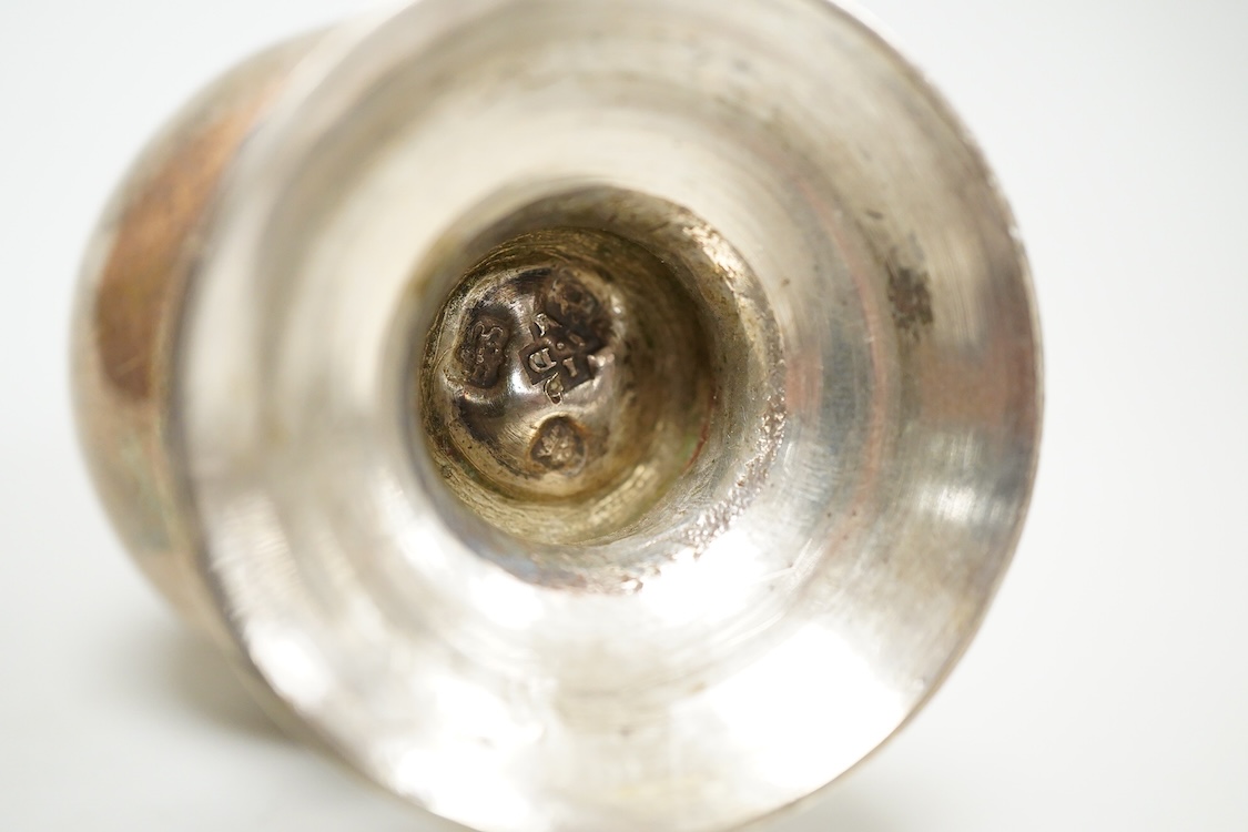 A George III silver baluster sugar caster, by Jabez Daniell & James Mince, London, 1770, 14.7cm, 4.5oz.